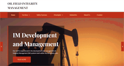 Desktop Screenshot of oilfieldintegritymanagement.com