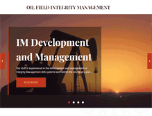 Tablet Screenshot of oilfieldintegritymanagement.com